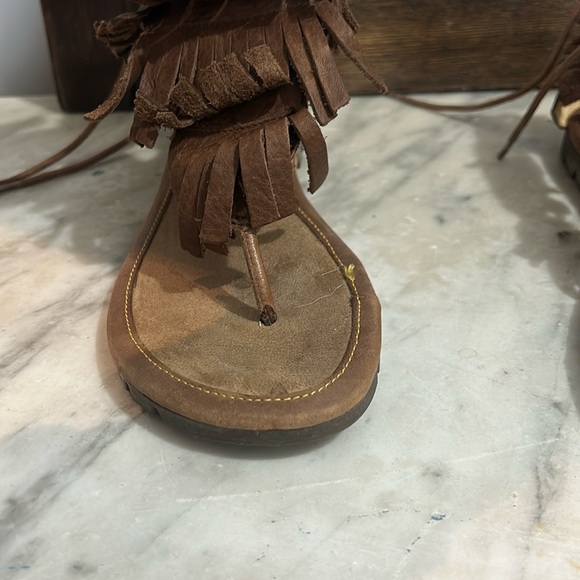 Caterpillar Fringed Flat sandals - Picture 3 of 8